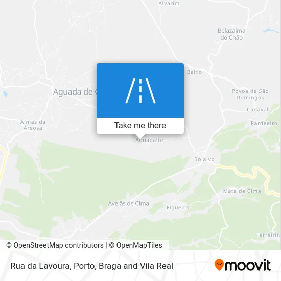 Rua da Lavoura map