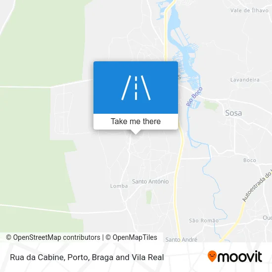 Rua da Cabine map