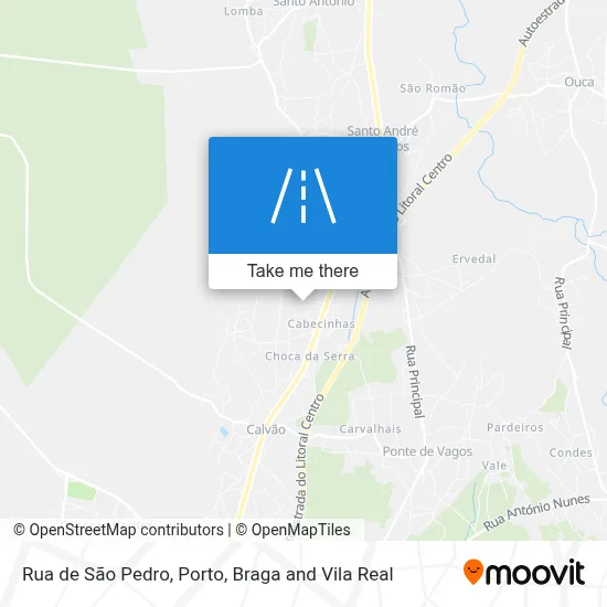 Rua de São Pedro map