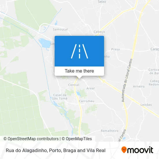 Rua do Alagadinho map