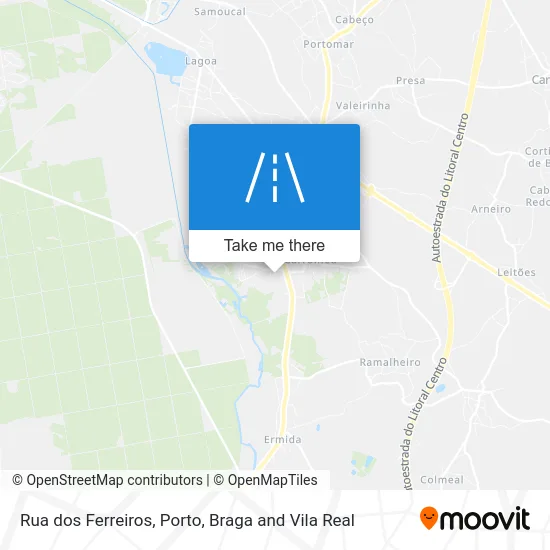 Rua dos Ferreiros map