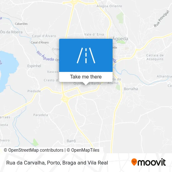 Rua da Carvalha map