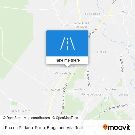 Rua da Padaria map