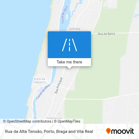 Rua da Alta Tensão map