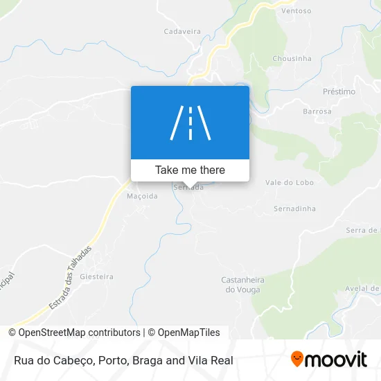 Rua do Cabeço map