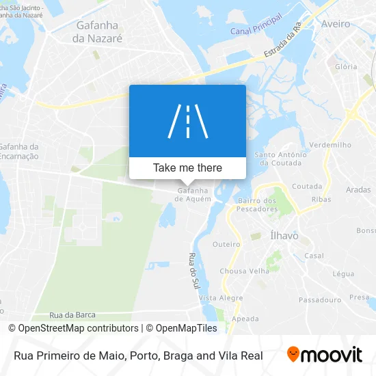 Rua Primeiro de Maio map