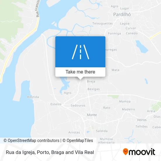 Rua da Igreja map