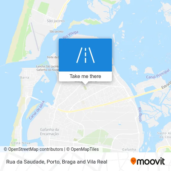 Rua da Saudade map