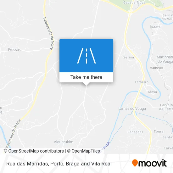Rua das Marridas map