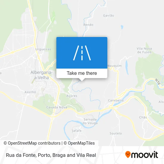 Rua da Fonte map