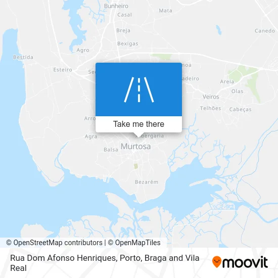 Rua Dom Afonso Henriques map