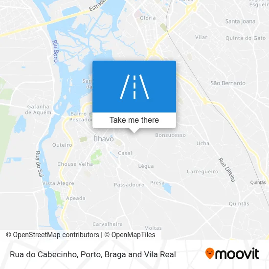 Rua do Cabecinho map