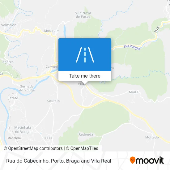 Rua do Cabecinho map