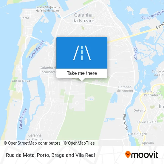 Rua da Mota map