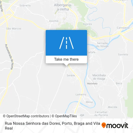 Rua Nossa Senhora das Dores map