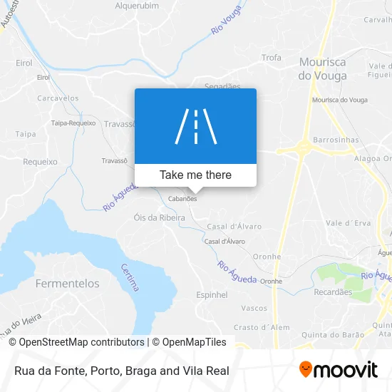 Rua da Fonte map