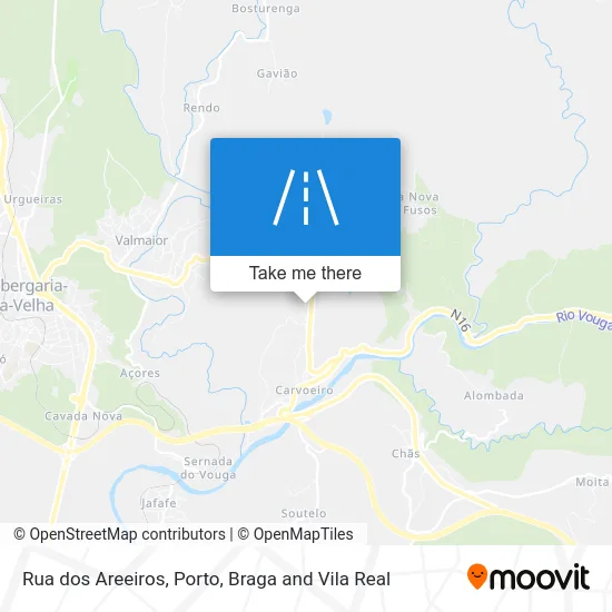Rua dos Areeiros map