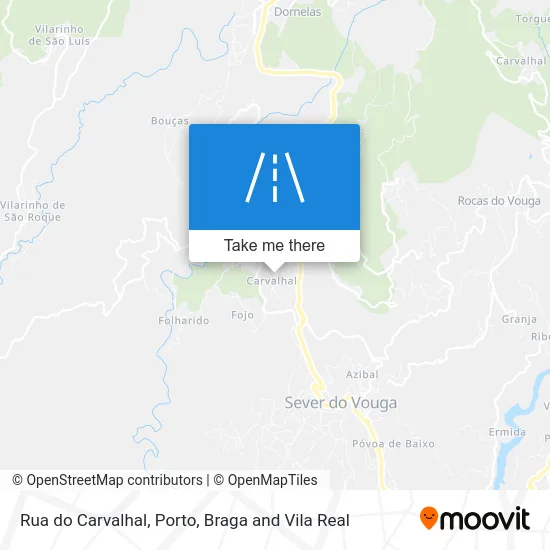 Rua do Carvalhal map