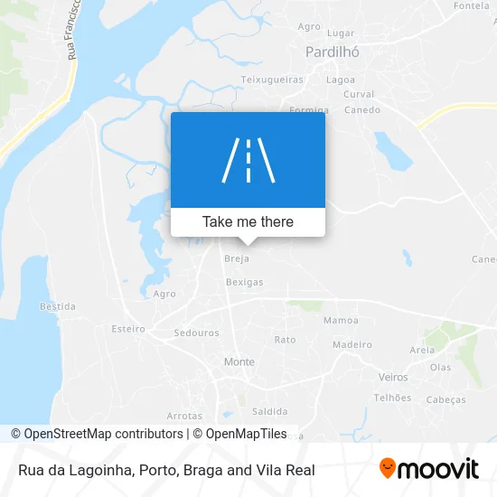 Rua da Lagoinha map