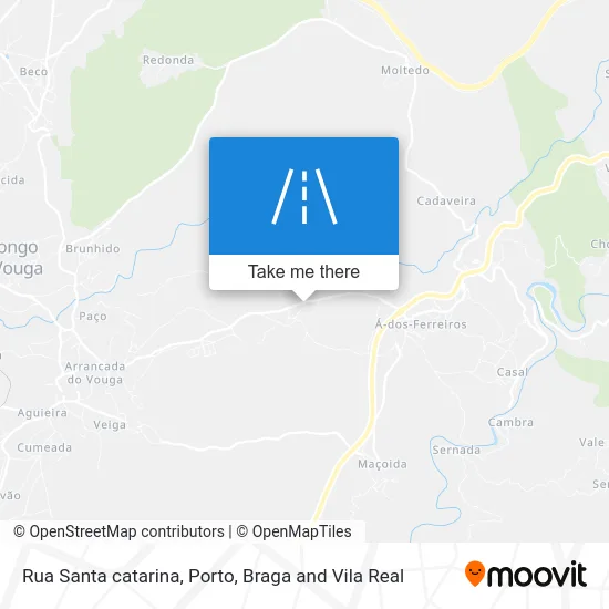Rua Santa catarina map