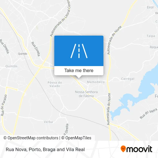 Rua Nova map