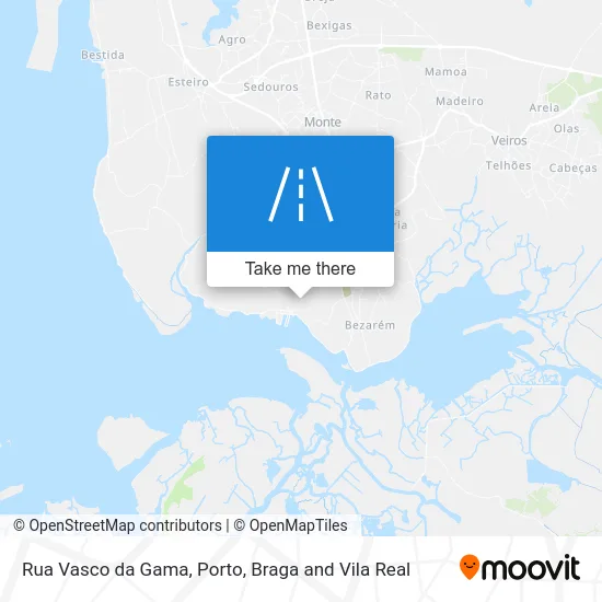 Rua Vasco da Gama map