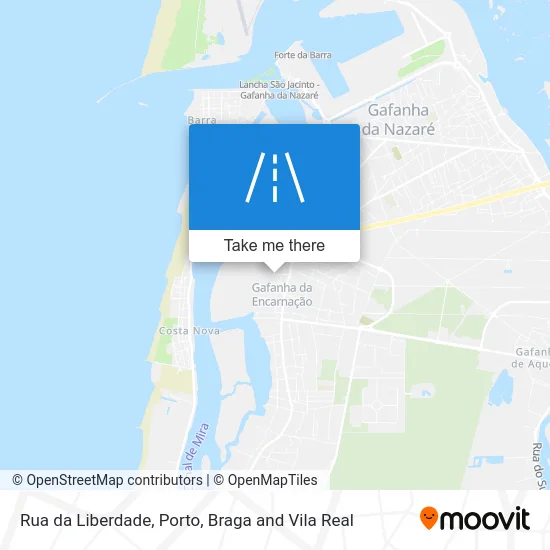 Rua da Liberdade map