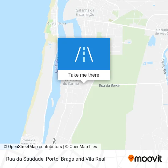 Rua da Saudade map
