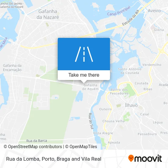 Rua da Lomba map