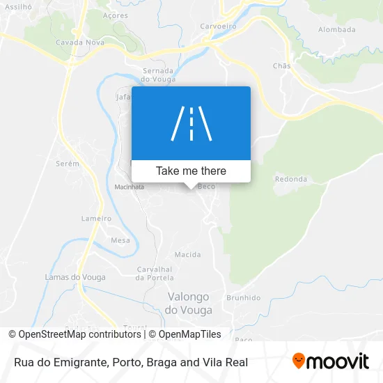 Rua do Emigrante map