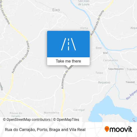 Rua do Carrajão map