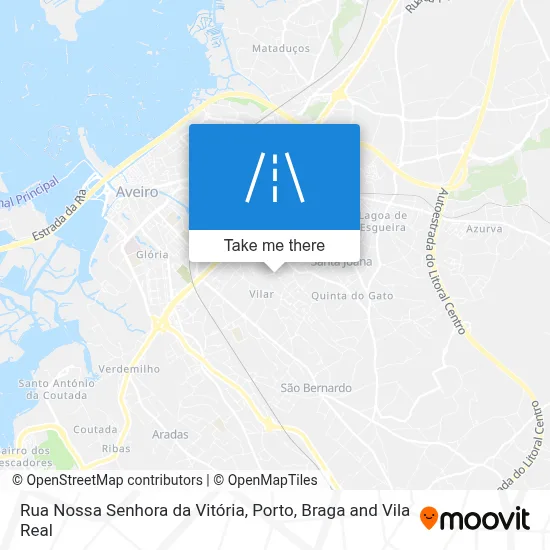 Rua Nossa Senhora da Vitória map