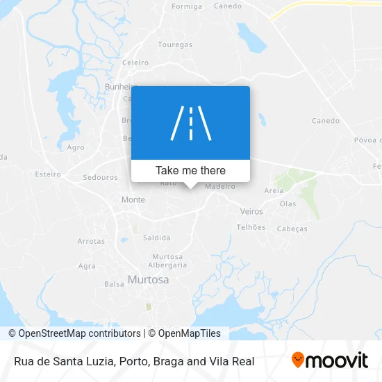 Rua de Santa Luzia map