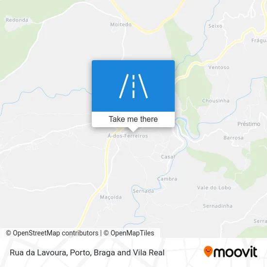 Rua da Lavoura map