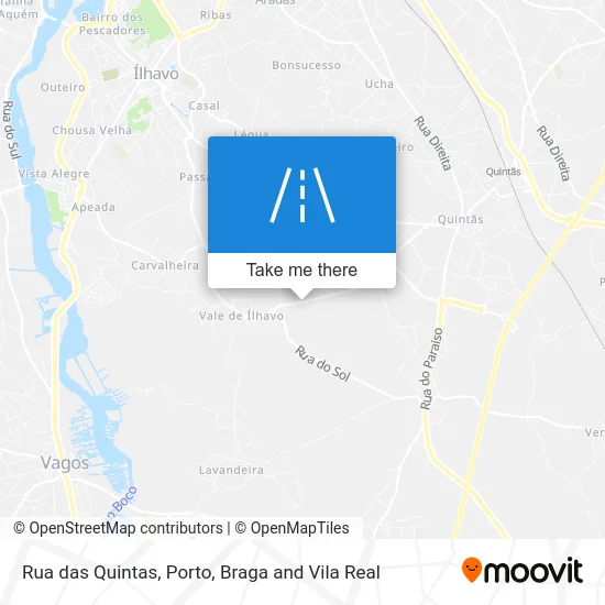 Rua das Quintas map