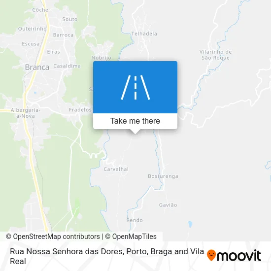 Rua Nossa Senhora das Dores map