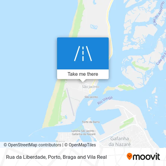 Rua da Liberdade map