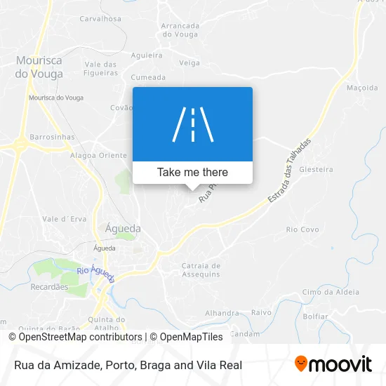 Rua da Amizade map