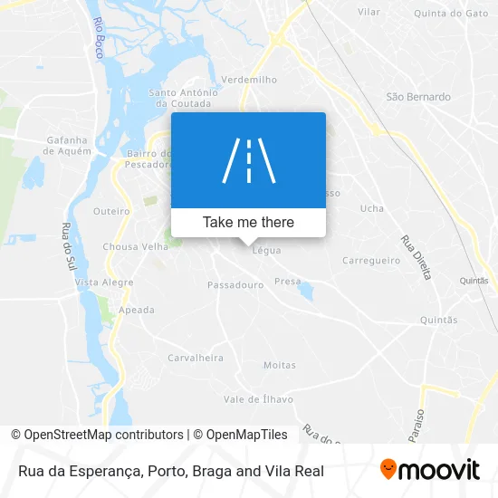 Rua da Esperança map