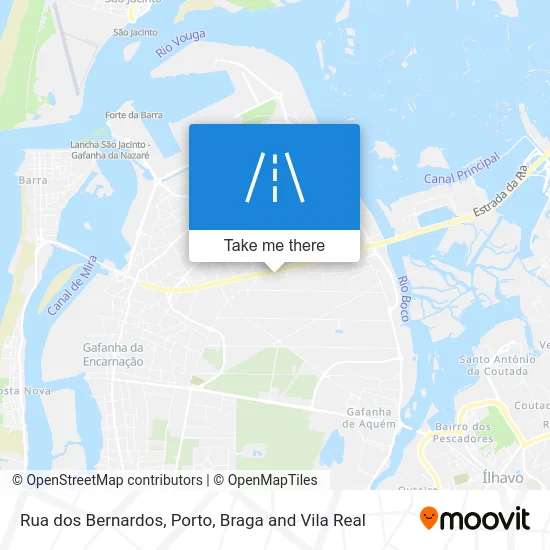 Rua dos Bernardos map