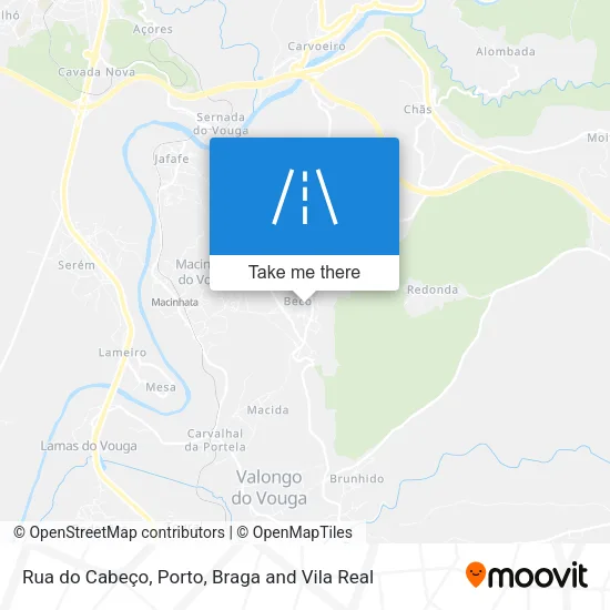 Rua do Cabeço map