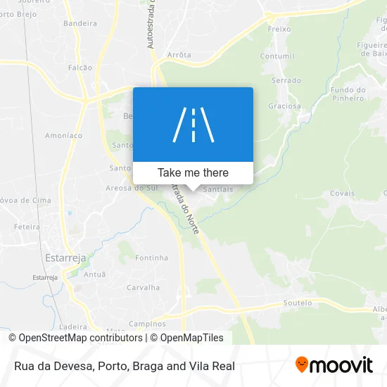 Rua da Devesa map