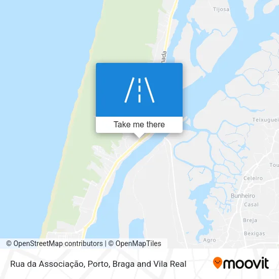 Rua da Associação map