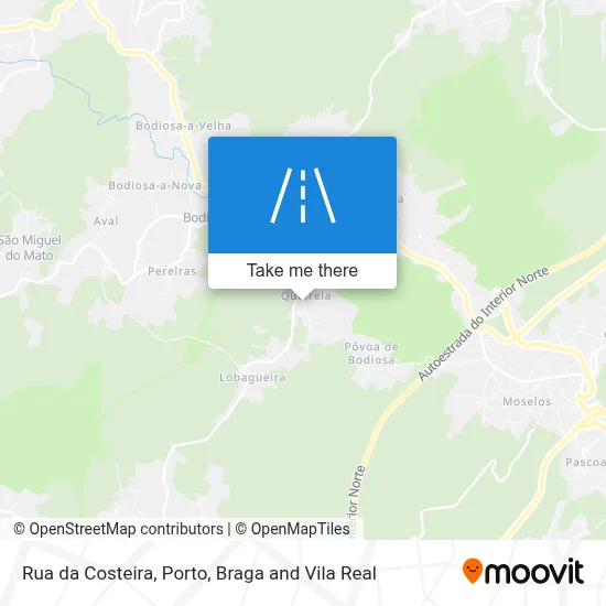 Rua da Costeira map
