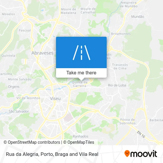 Rua da Alegria map