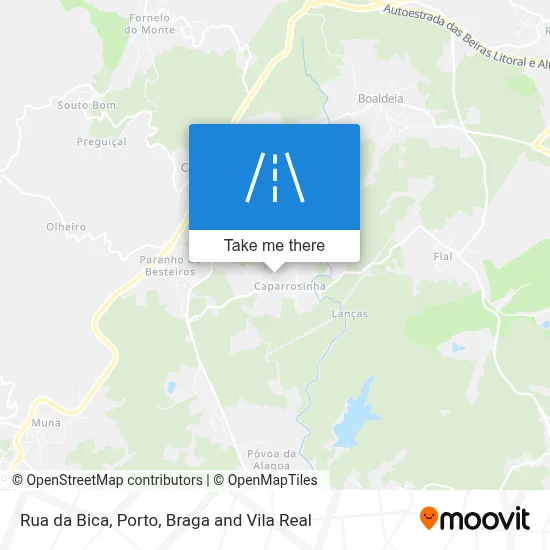Rua da Bica map