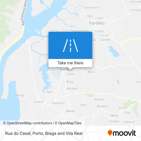 Rua do Casal map