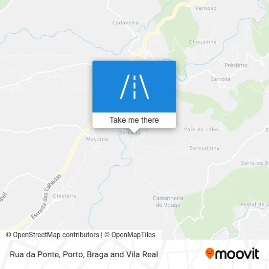 Rua da Ponte map