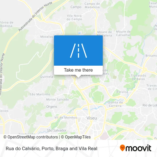 Rua do Calvário map