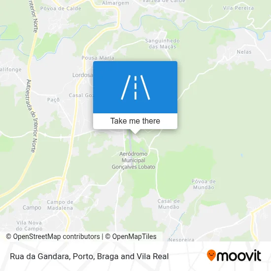 Rua da Gandara map